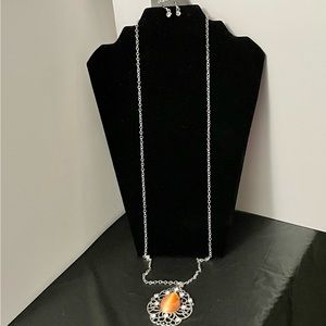 Paparazzi Long Elegant Necklace & Earring Set